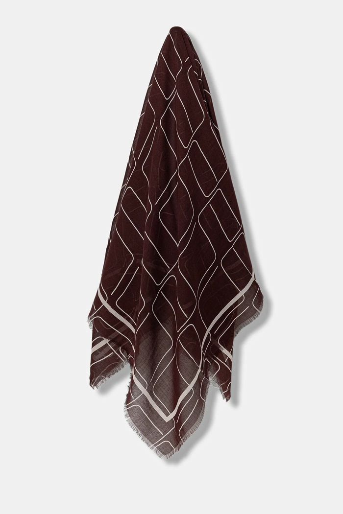 MM by Max Mara eșarfă cu amestec de lână NEVADA cu un amestec de lana burgundia 2526546018600