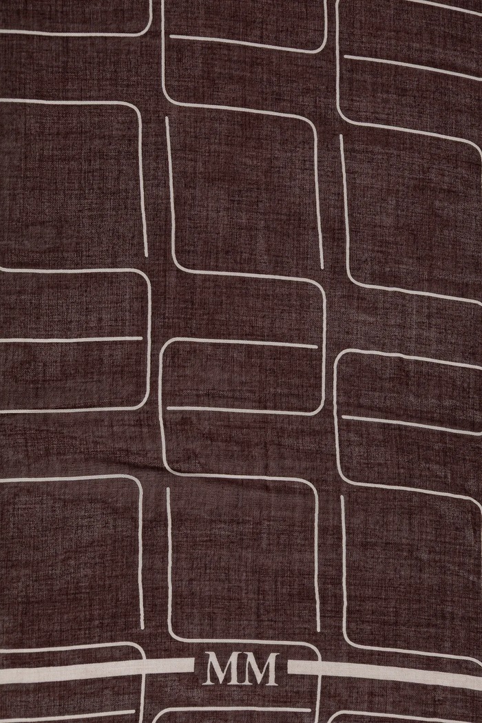 MM by Max Mara eșarfă cu amestec de lână NEVADA 2526546018600 burgundia AW25
