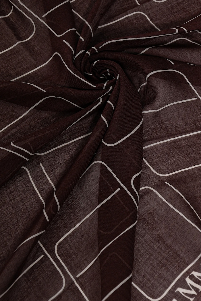 Accesorii MM by Max Mara eșarfă cu amestec de lână NEVADA 2526546018600 burgundia