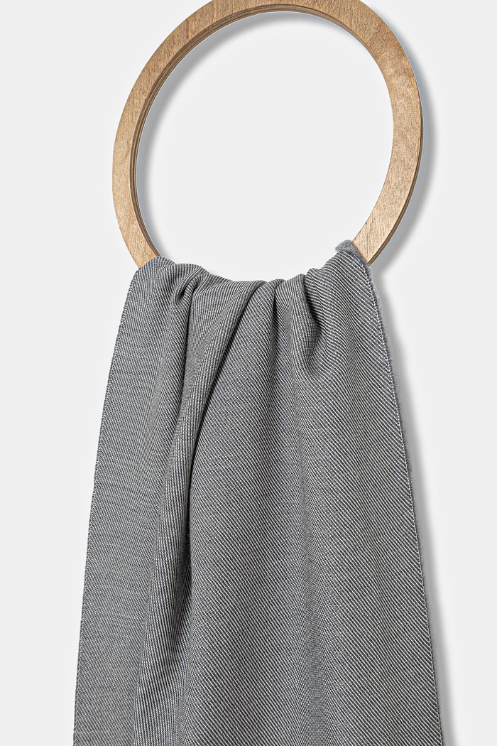 MM by Max Mara szalik wełniany DIADEMA 2526546038600 szary AW25