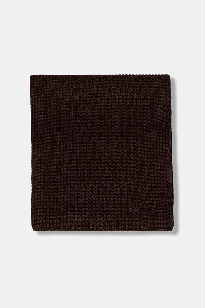 Lanvin fular de lână 710009252 maro AW25