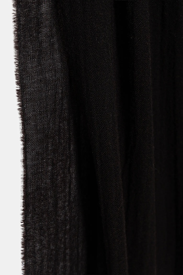 Lanvin szalik wełniany 710003794 brązowy AW25