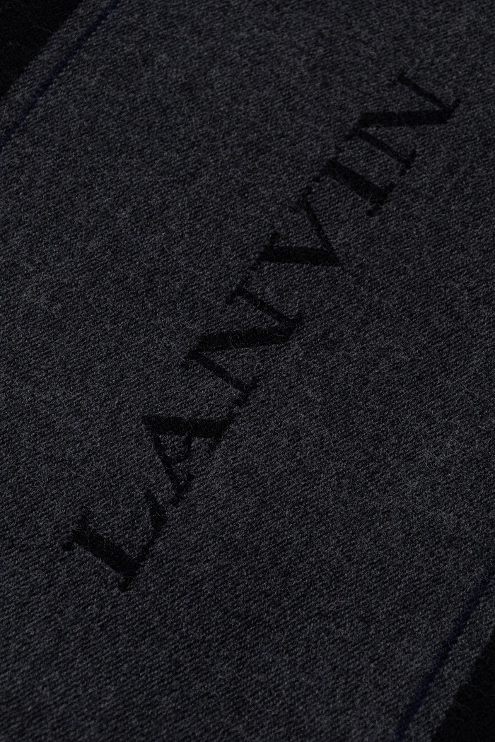 Akcesoria Lanvin Szalik wełniany 710003784 szary
