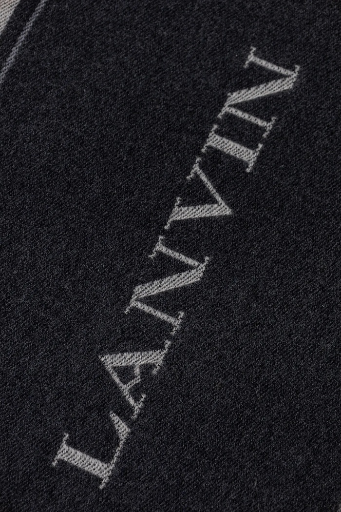 Akcesoria Lanvin Szalik wełniany 710003784 szary
