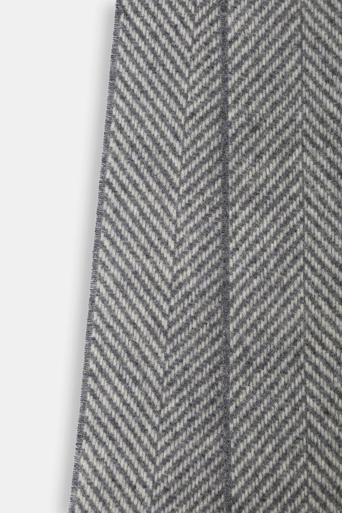 Lanvin Κασκόλ γυναικείο μάλλινο 710002440 γκρί AW25