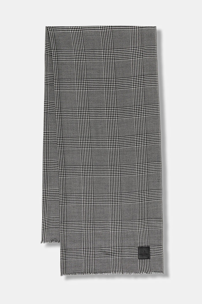 Weekend Max Mara șal de lână QUANTUM panza negru 2525546045600