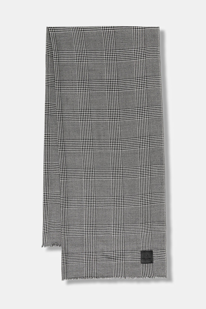 Weekend Max Mara șal de lână QUANTUM panza negru 2525546045600