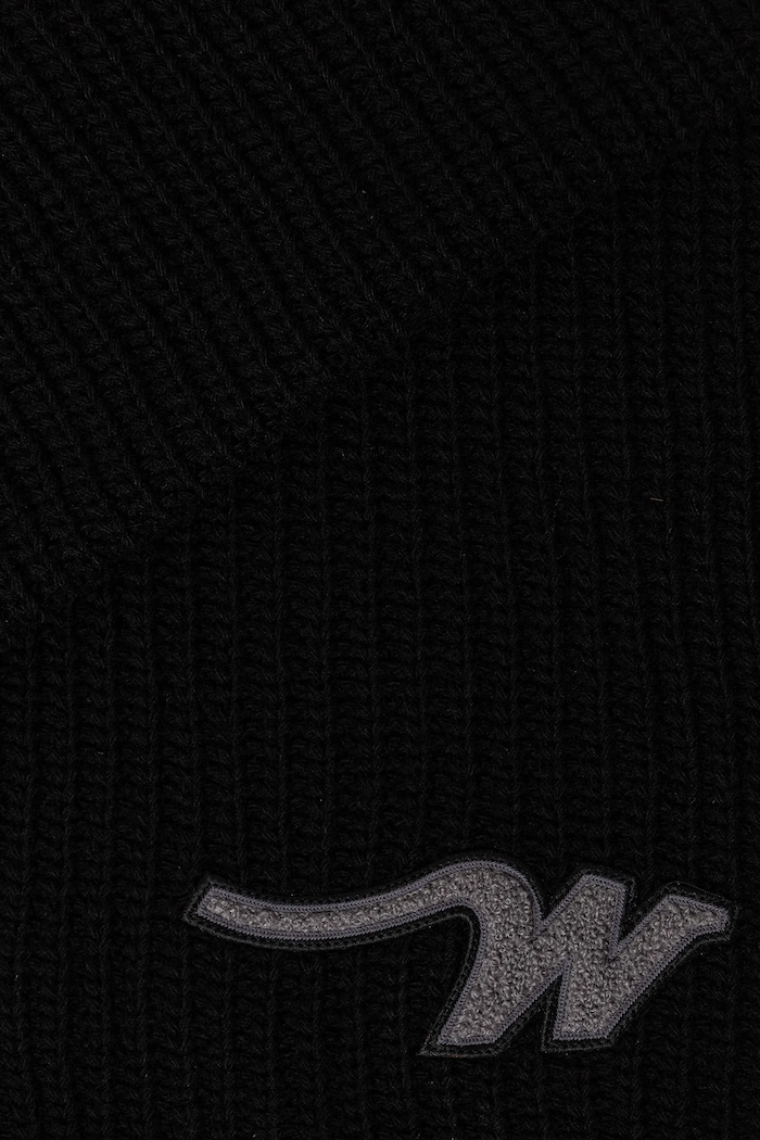 Vlnený šál Weekend Max Mara BARDIES 2525746035600 čierna AW25