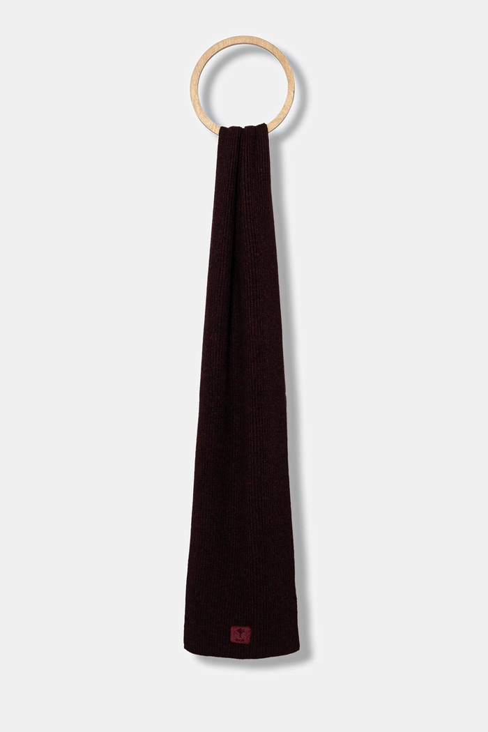 Joop! gyapjú sál sima burgundia 30038492