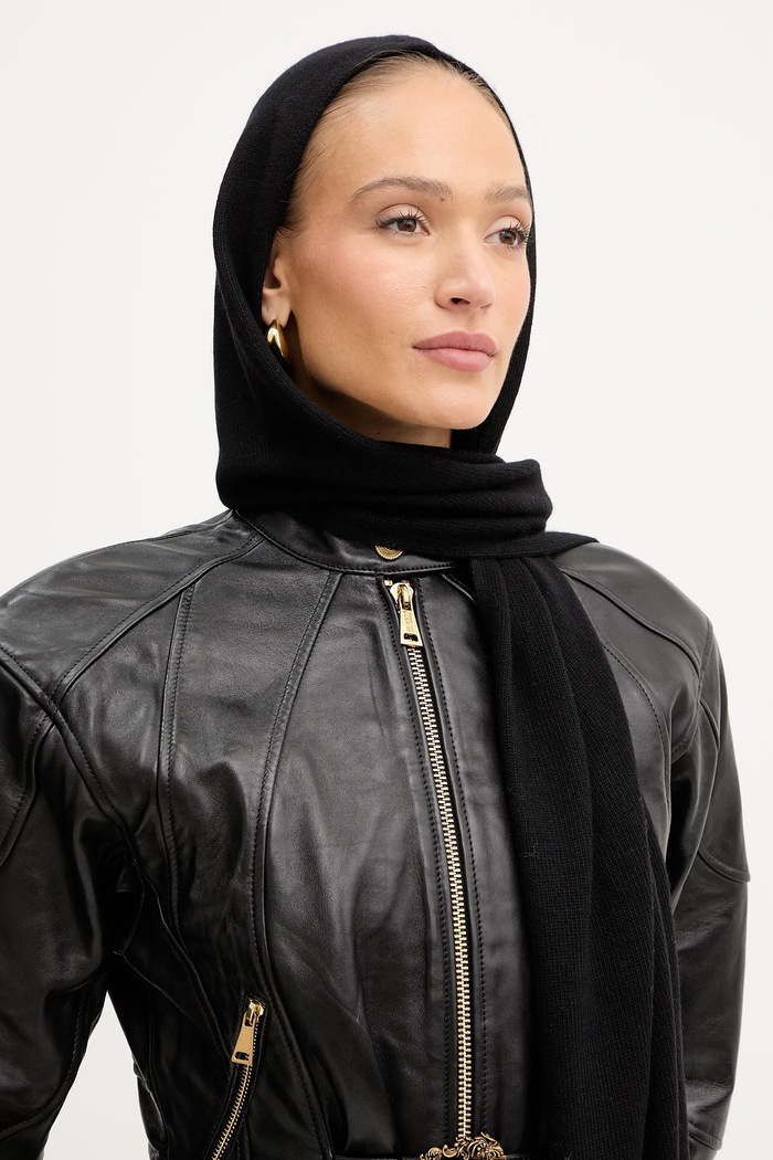 Marciano by Guess sál kasmírkeverékből AFRAH sima fekete 5BGZ02.5893Z