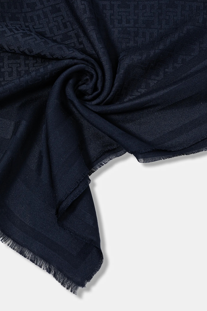 Akcesoria Tommy Hilfiger szal AW0AW17789 granatowy
