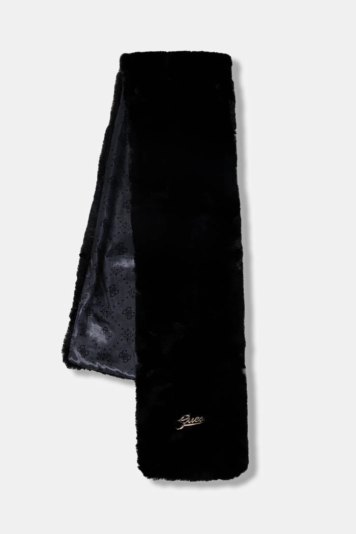 Šál Guess nášivka čierna AW5399.POL03