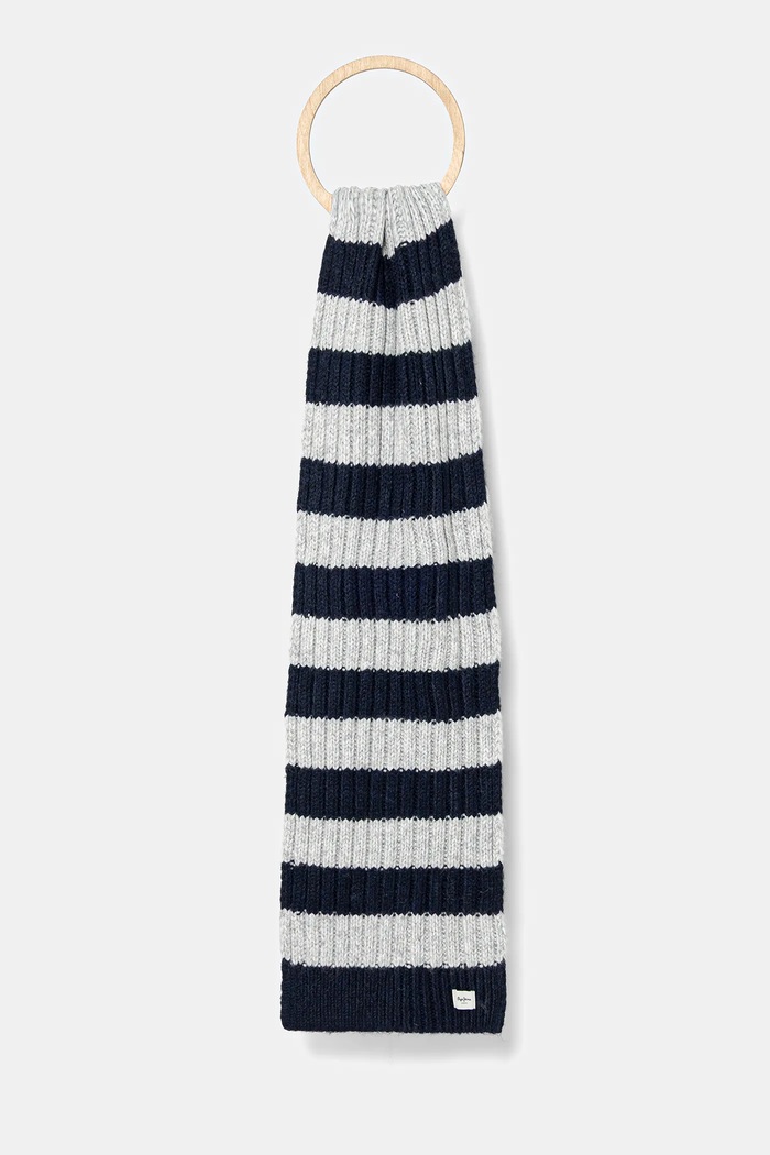 Pepe Jeans fular tricotaj bleumarin PL0600003
