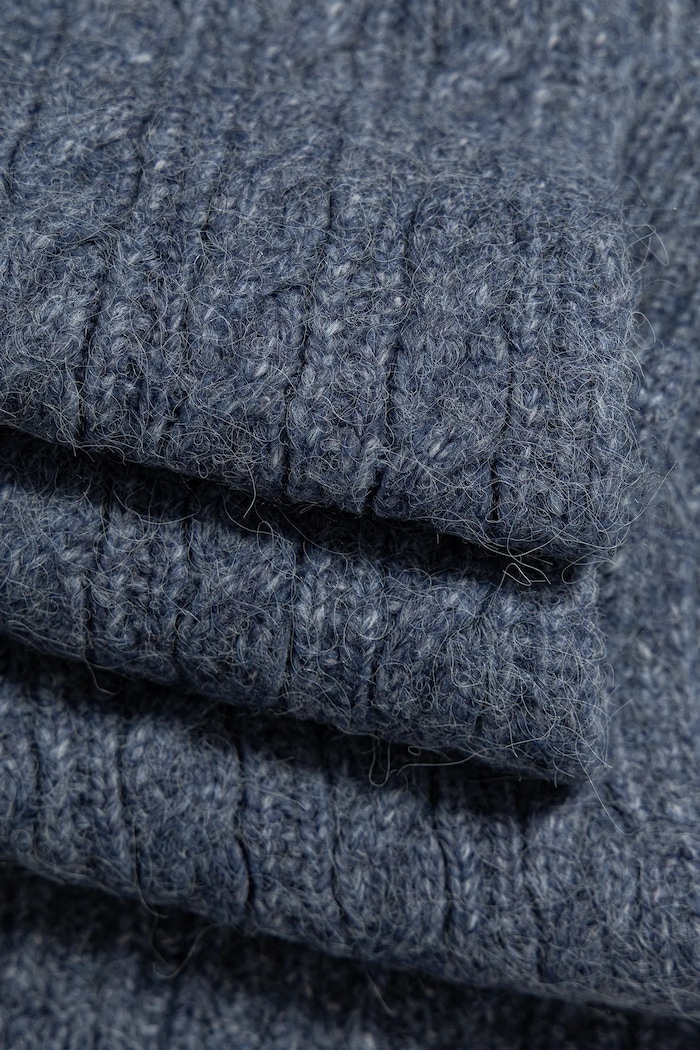 Accesorii Pepe Jeans eșarfă din amestec de lână PL0600004 albastru