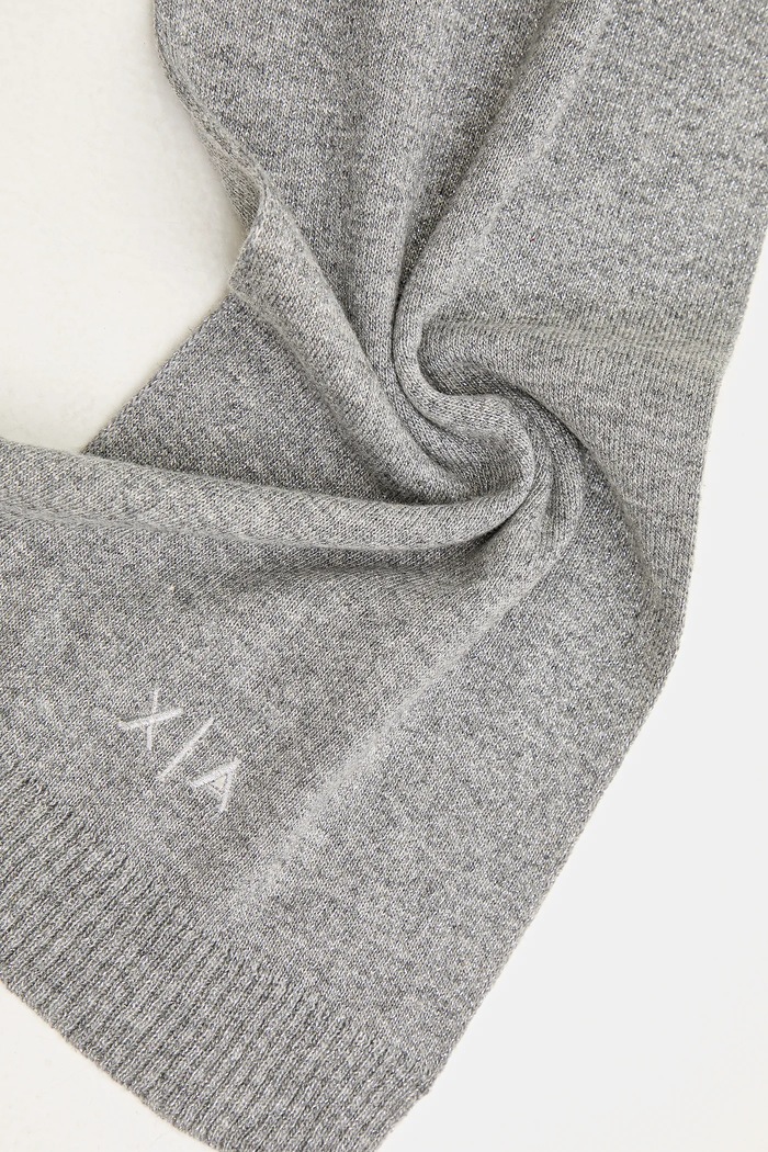 Doplnky Šál s prímesou vlny Armani Exchange XW001520.AF16181 sivá