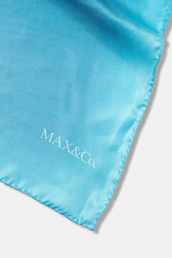 Max&Co. Fular de mătase 2526546046200 albastru AW25