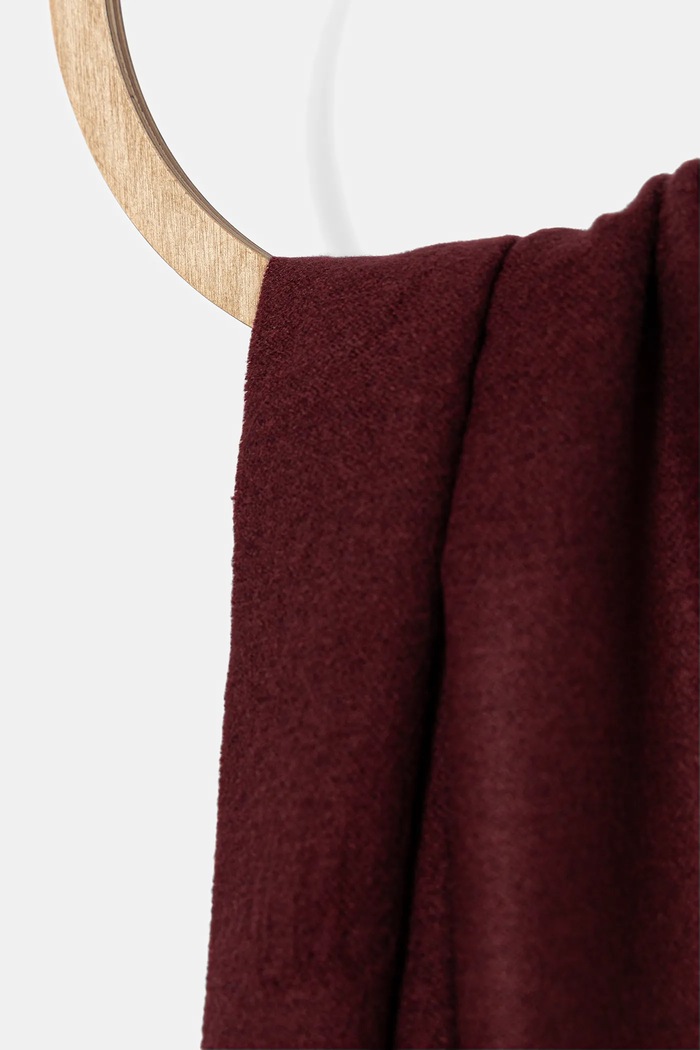 Κασκόλ MAX&Co. 2526546017200 μπορντό AW25