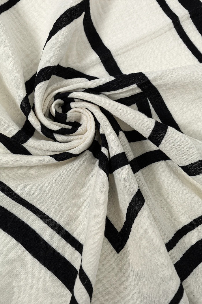 Anine Bing cotton scarf eliza A.12.11199 beige AW25