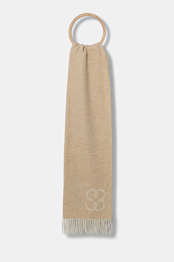 Filippa K esarfa de lână panza bej 31011.FK