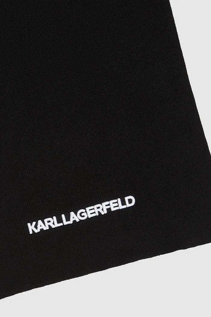 Doplnky Šál Karl Lagerfeld K/ESSENTIAL A4W33027 čierna