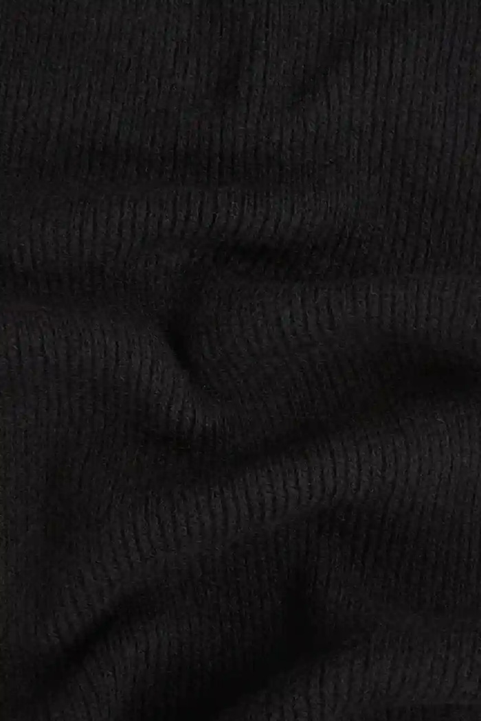 Karl Lagerfeld szalik z domieszką wełny K/SIGNATURE czarny A4W33028