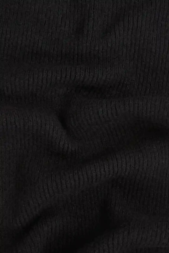 Karl Lagerfeld szalik z domieszką wełny K/SIGNATURE czarny A4W33028
