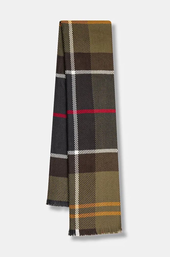 Šal Barbour pletivo zelena LSC0308