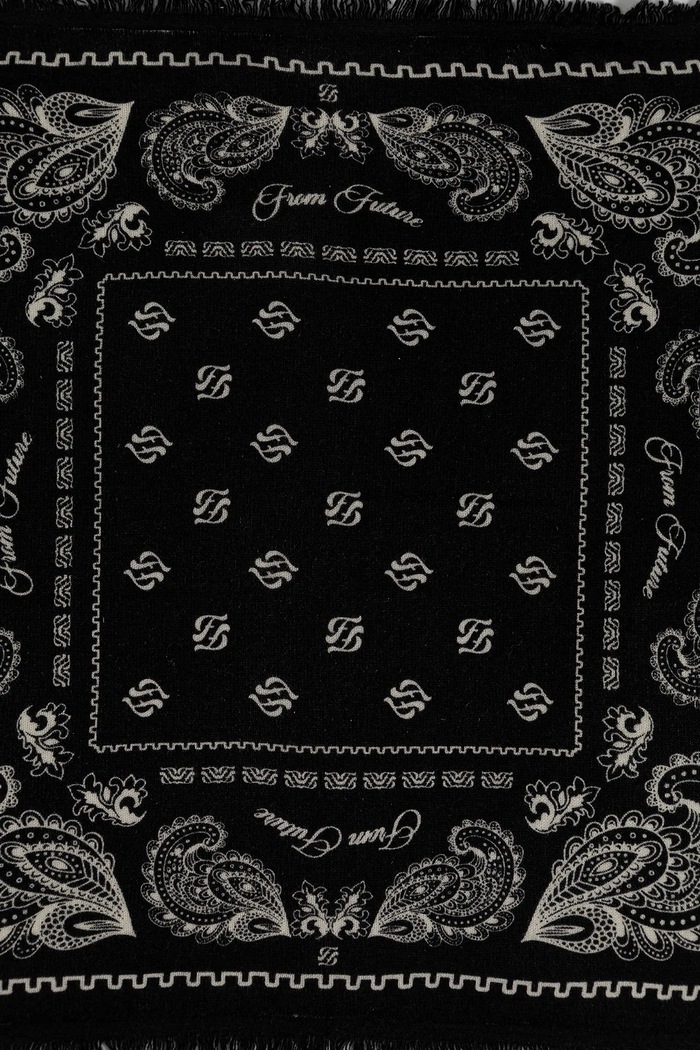 Accesorii FROM FUTURE eșarfă de cașmir AFO03309 negru