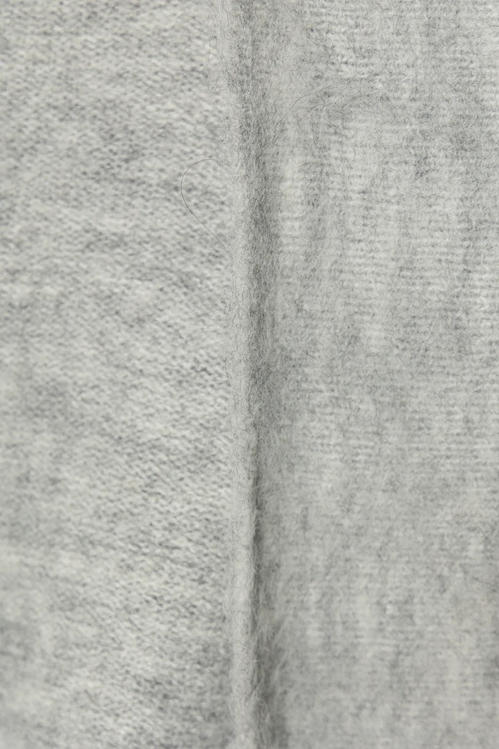 Šála z vlněné směsi United Colors of Benetton 6QZPDU020 šedá AW25