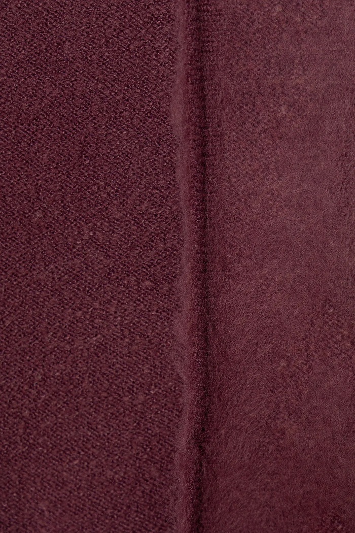 Doplňky Šála z vlněné směsi United Colors of Benetton 6QZPDU020 burgundské