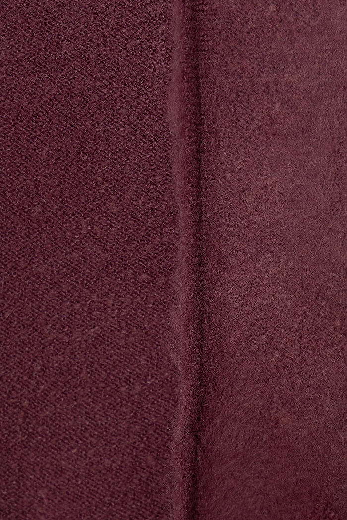 Doplňky Šála z vlněné směsi United Colors of Benetton 6QZPDU020 burgundské
