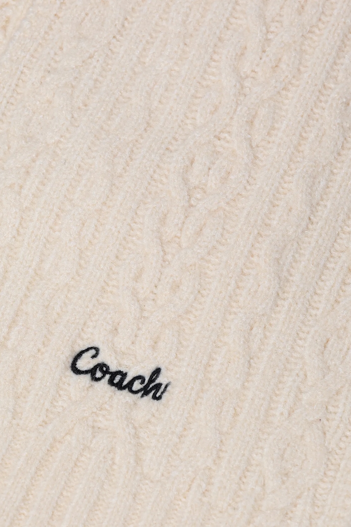 Accesorii Coach eșarfă din amestec de lână 29CCL89 bej