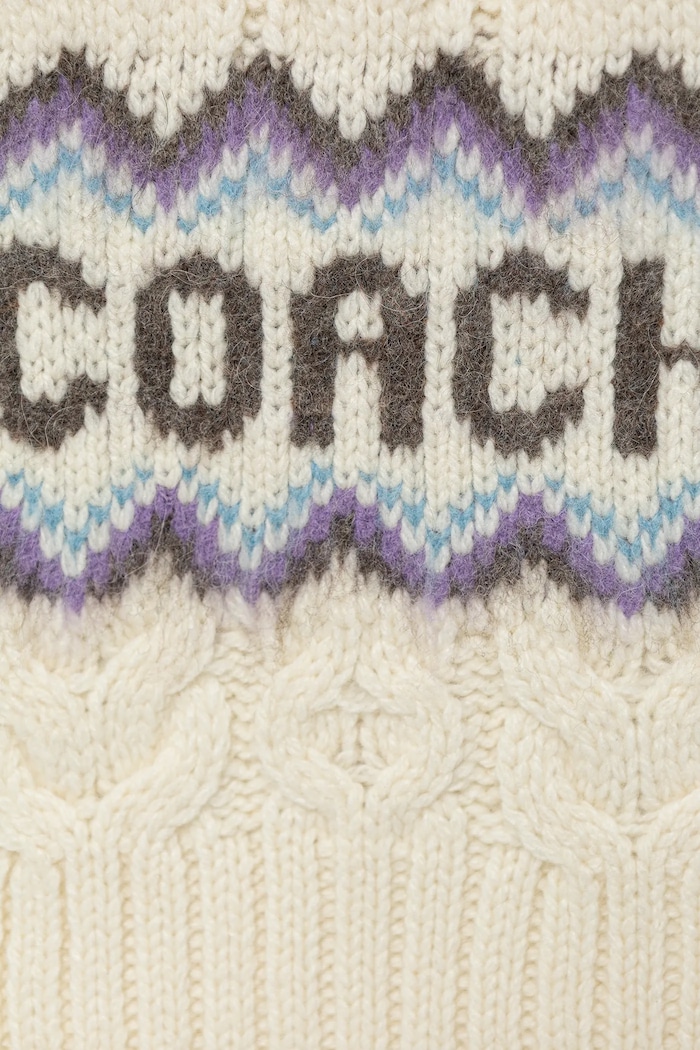 Аксесоари Шал с вълна Coach 29COWC540661 бежов