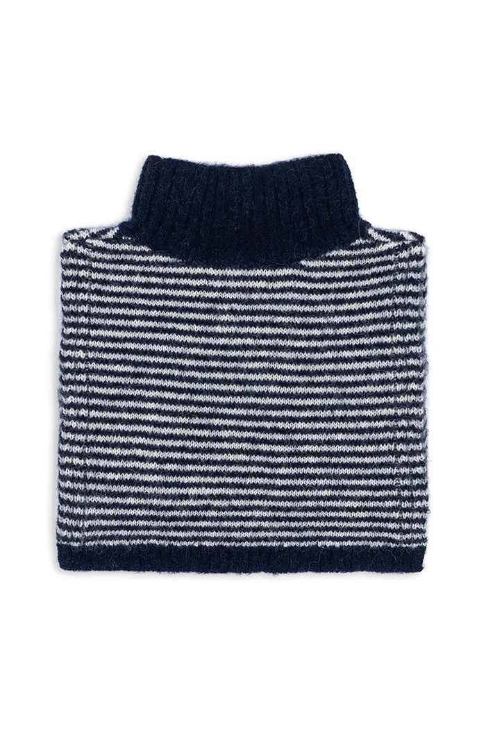 Otroški tuba šal z dodatkom alpake Konges Sløjd BERLE NECKWARMER KS103719.9BYA mornarsko modra AW25