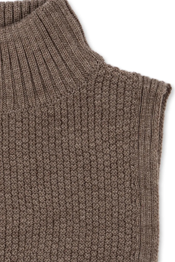 Konges Sløjd komin wełniany dziecięcy FRUITY NECKWARMER zielony KS103469.9BYA