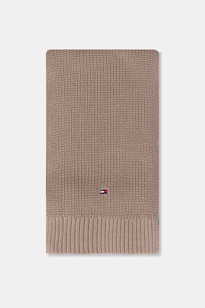 Băieți Tommy Hilfiger eșarfă din bumbac pentru copii AU0AU02010.9BYA bej