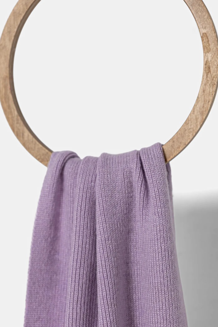Παιδικό μάλλινο κασκόλ United Colors of Benetton 106WCU00V.G.seasonal μωβ AW25