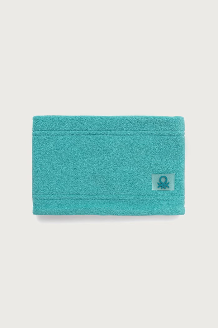 United Colors of Benetton Λαιμός παιδικός φλις τιρκουάζ 6U87GU00I.P.Seasonal