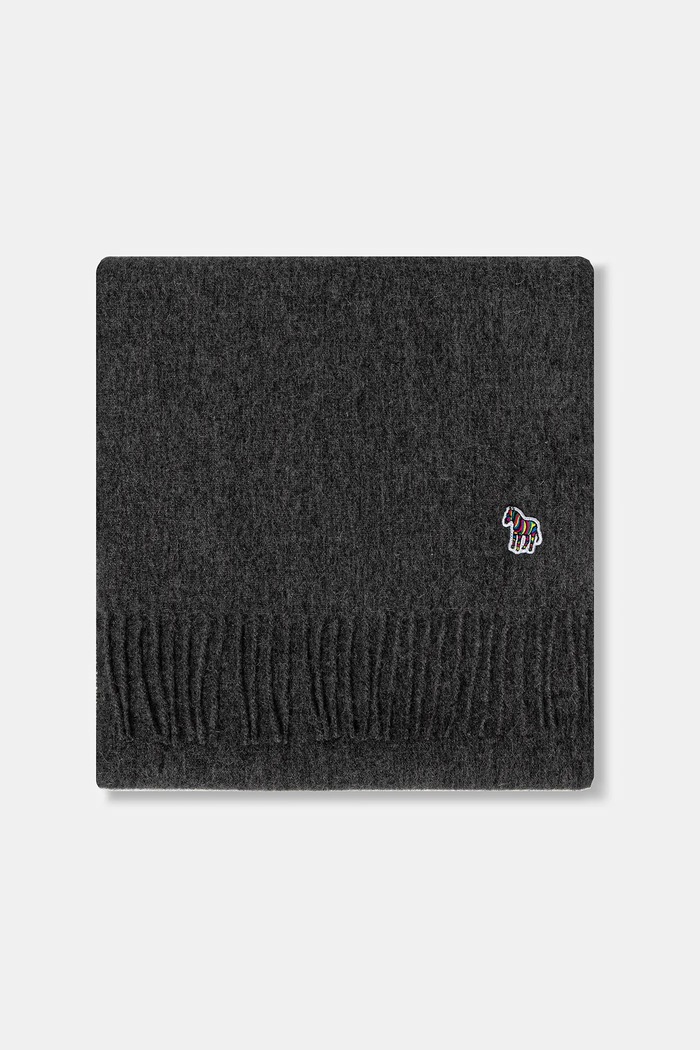 Paul Smith Eșarfă de lână M1A.150K.PZEBRA gri AW25