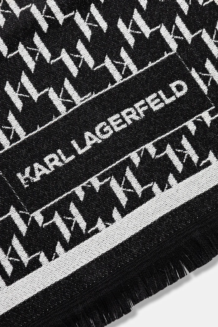 Dodaci Šal s dodatkom vune Karl Lagerfeld 554135.805001 crna