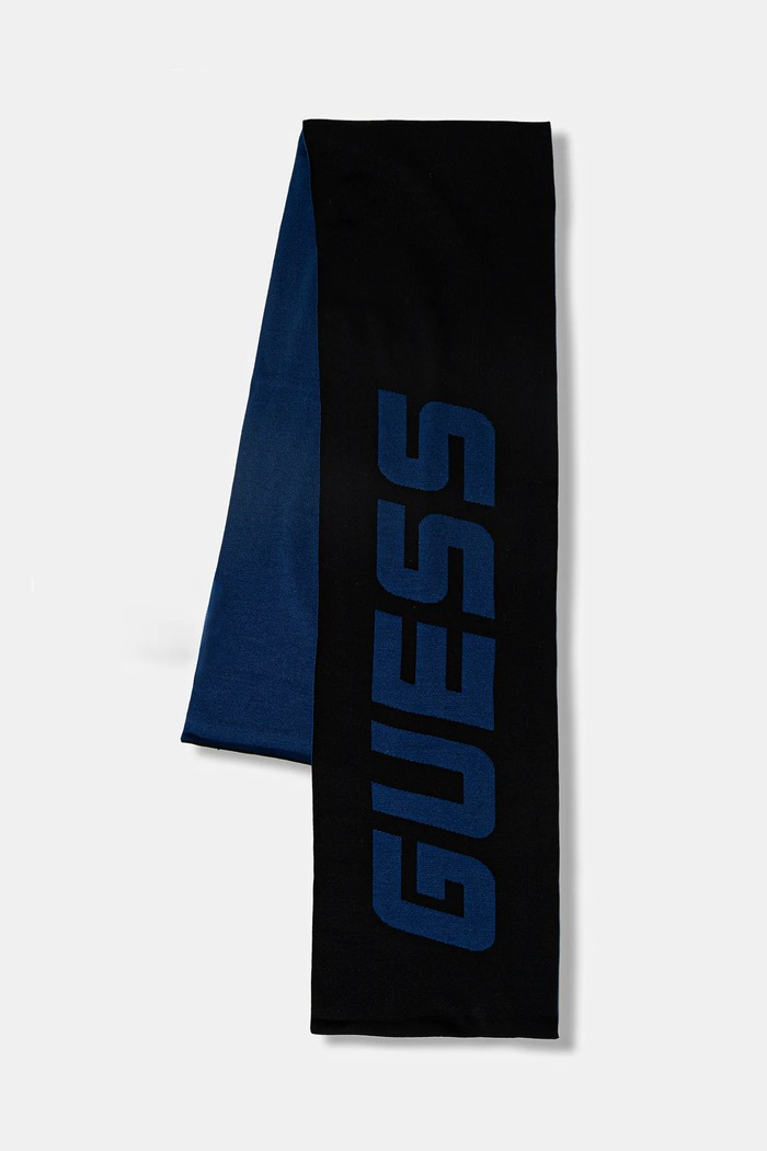 Šál Guess stredne hrubá čierna AM9571.POL03