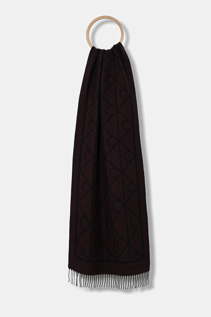 Calvin Klein szalik pozostałe brązowy LV04D8061G