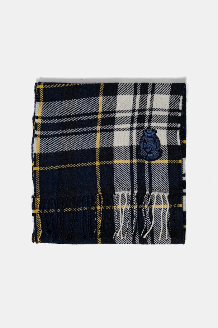Tommy Hilfiger szalik wełniany AM0AM13599 granatowy AW25