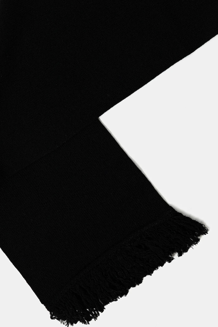 MM6 Maison Margiela wool blend scarf SH2TE0004.M13168.900S black AW25
