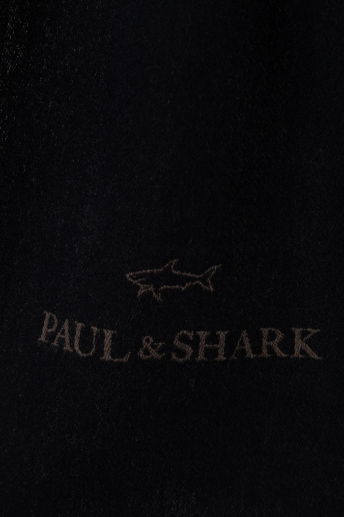 Volnen šal Paul&Shark 14317006 mornarsko modra AW25