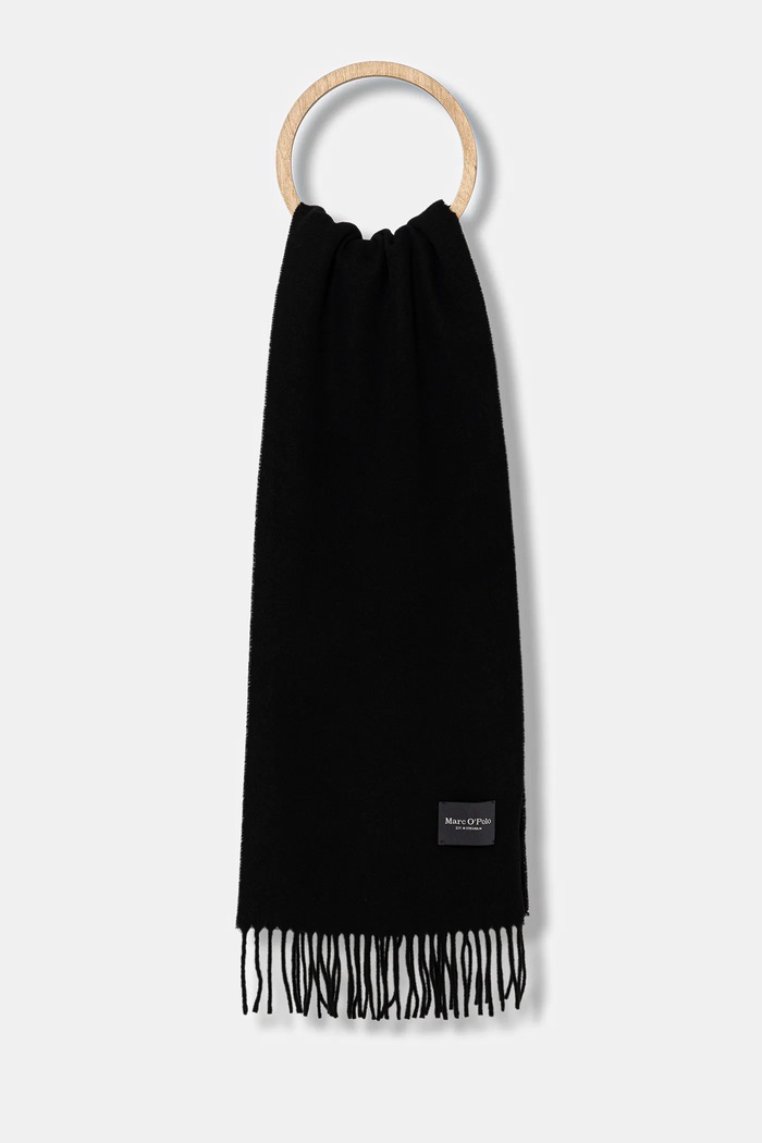 Marc O'Polo Eșarfă de lână negru 529805102072