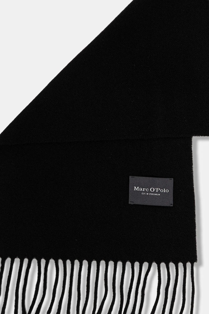 Marc O'Polo Eșarfă de lână 529805102072 negru AW25