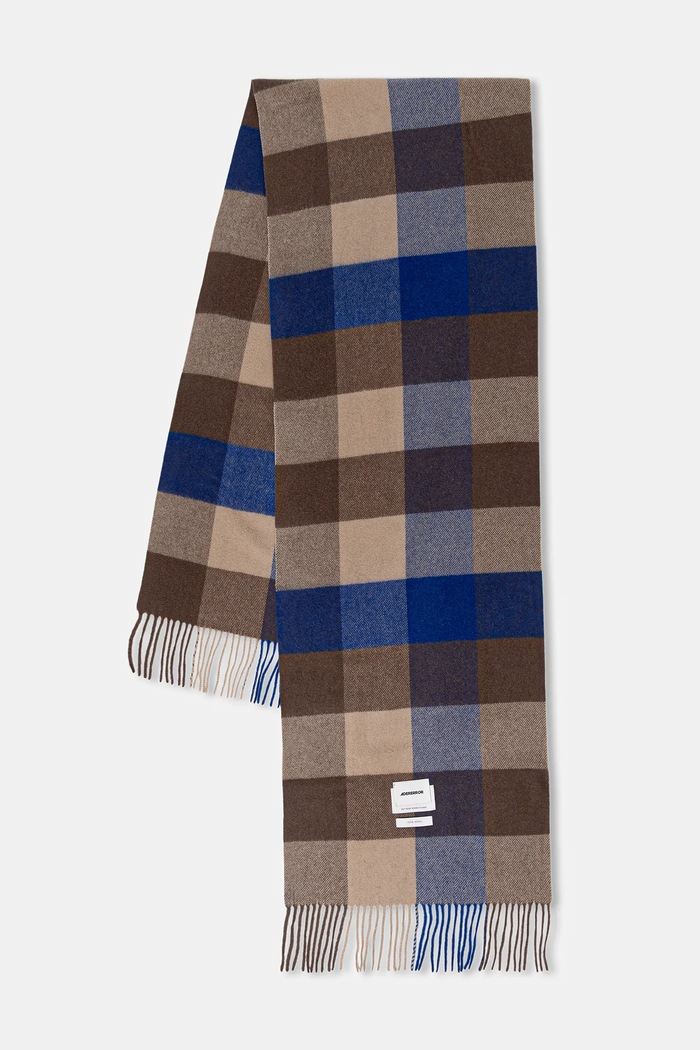 Ader Error Eșarfă de lână MUFFLER maro BO01FWAC0402BR