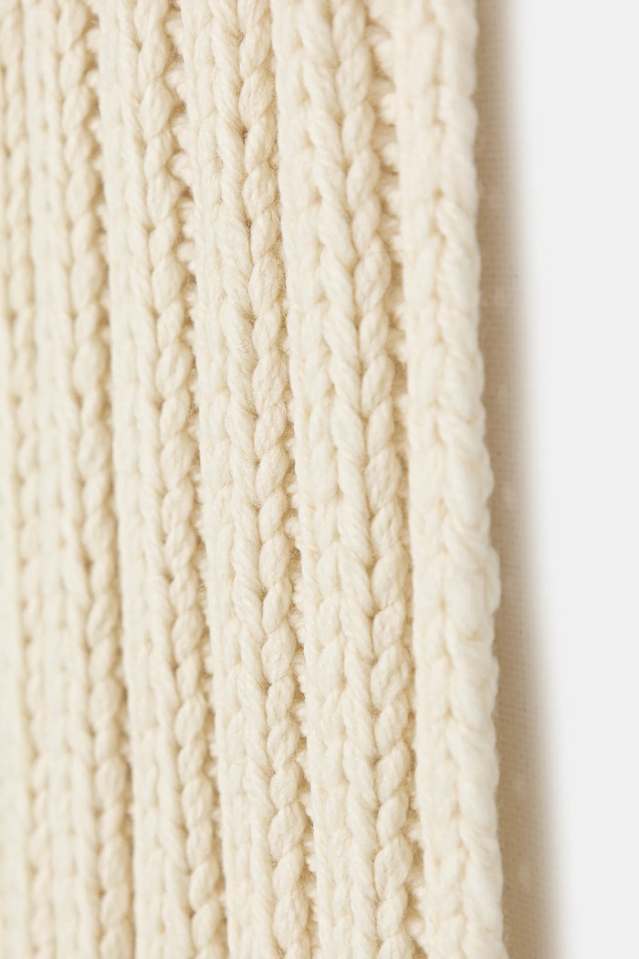 Akcesoria Human Made szalik wełniany WOOL SCARF HM30GD009 beżowy