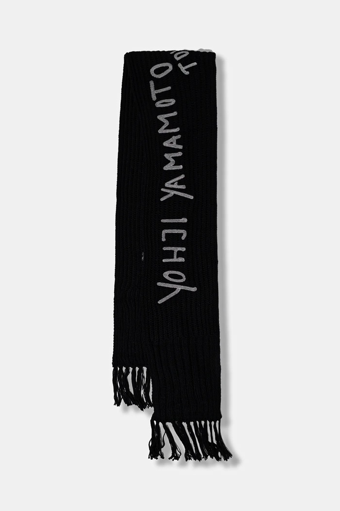 Шал Y-3 Chunk шарен черен JX8302